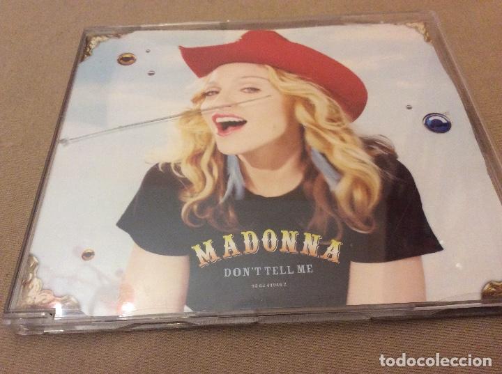 CDs de m&uacute;sica: MADONNA - DONT TELL ME. CD SINGLE 3 TEMAS, 2000. - Foto 1