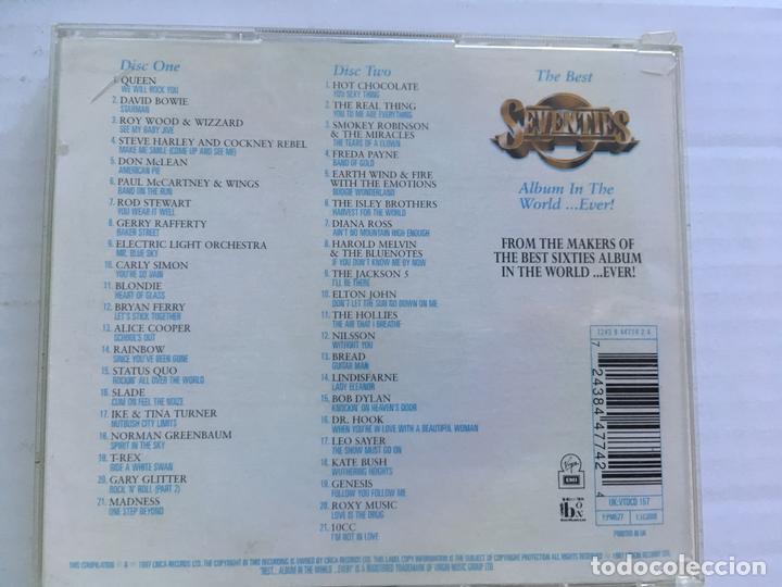 CDs de m&uacute;sica: CD DOBLE-SVENTIES-THE BEST - Foto 2