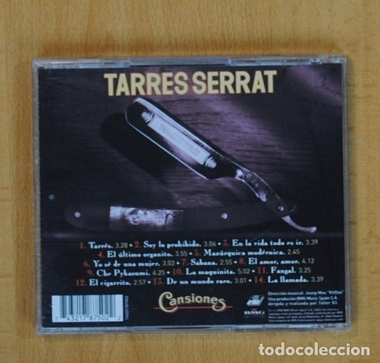 CDs de m&uacute;sica: TARRES / SERRAT - CANSIONES - CD - Foto 2