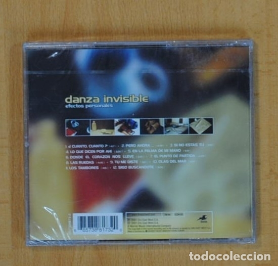 CDs de m&uacute;sica: DANZA INVISIBLE - EFECTOS PERSONALES - CD - Foto 2