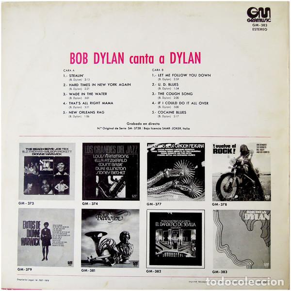 CDs de m&uacute;sica: Bob Dylan &lrm;&ndash; Canta A Dylan - Foto 2