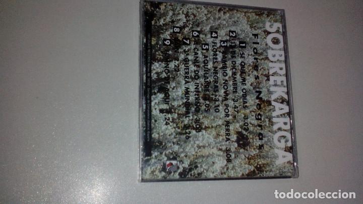 CDs de m&uacute;sica: SOBREKARGA - FLORES NEGRAS - Foto 2
