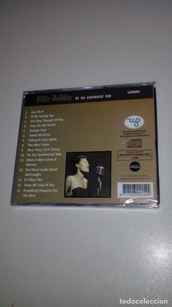 CDs de m&uacute;sica: BILLIE HOLIDAY - ON THE SENTIMENTAL SIDE - Foto 2