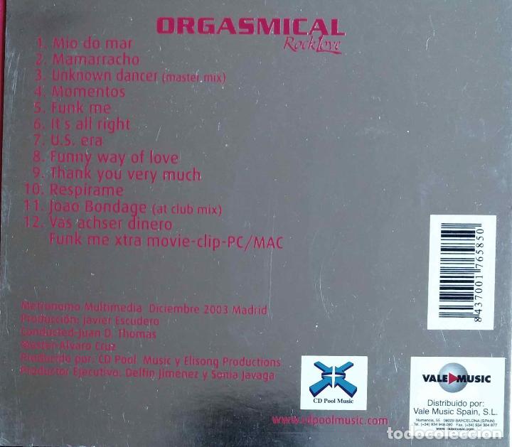 CDs de m&uacute;sica: ORGASMICAL, ROCK LOVE. CD DIGIPACK - Foto 2