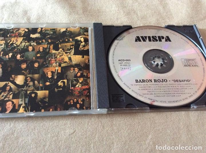 CDs de m&uacute;sica: baron rojo desafio. 1992. - Foto 3