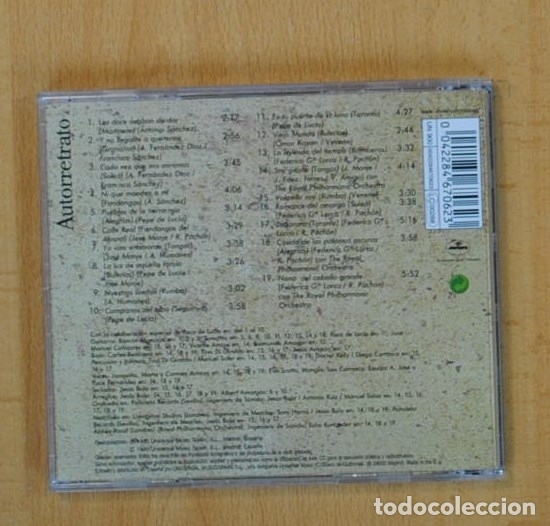 CDs de m&uacute;sica: CAMARON - AUTORRETRATO - CD - Foto 2