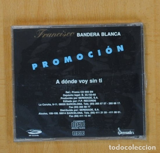 CDs de m&uacute;sica: FRANCISCO - A DONDE VOY SIN TI - CD - Foto 2
