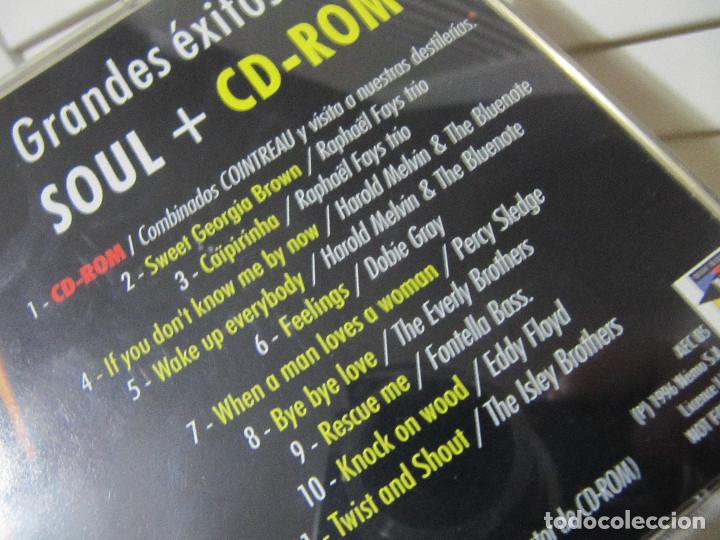 CDs de m&uacute;sica: GRANDES &Eacute;XITOS DEL SOUL + CD-ROM COINTREAU - Foto 2
