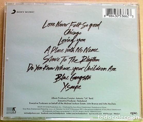 CDs de m&uacute;sica: MICHAEL JACKSON - XSCAPE (CD) 2014 - MJJ - 8 TEMAS - Foto 3