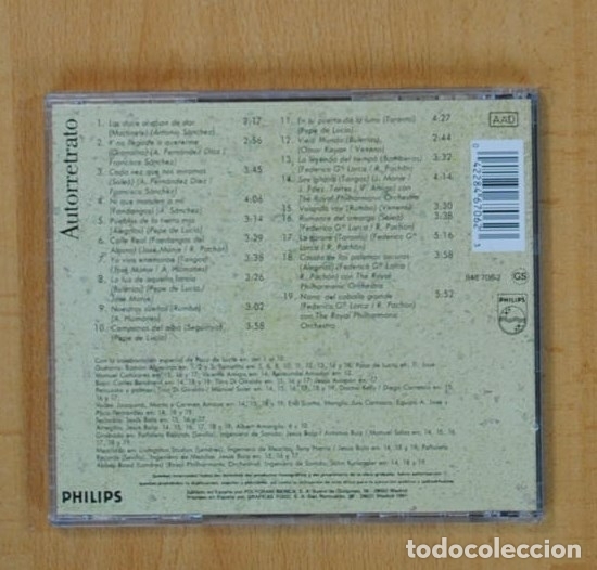 CDs de m&uacute;sica: CAMARON - AUTORRETRATO - CD - Foto 2