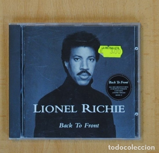 CDs de m&uacute;sica: LIONEL RICHIE - BACK TO FRONT - CD - Foto 1