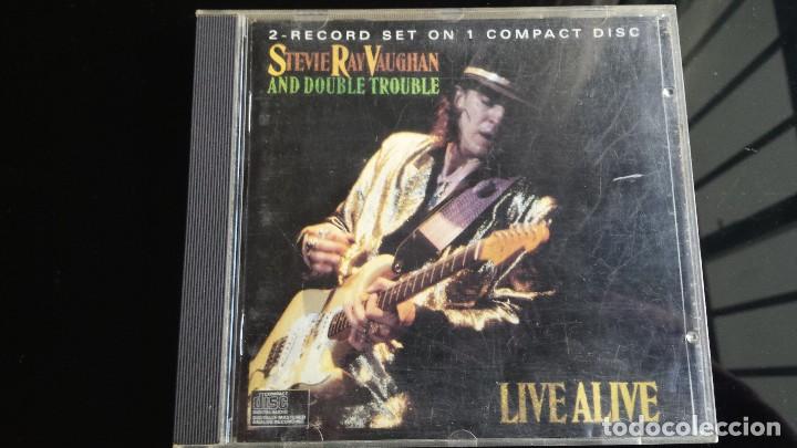 CDs de m&uacute;sica: CD STEVIE RAY VAUGHAN: LIVE ALIVE - Foto 1