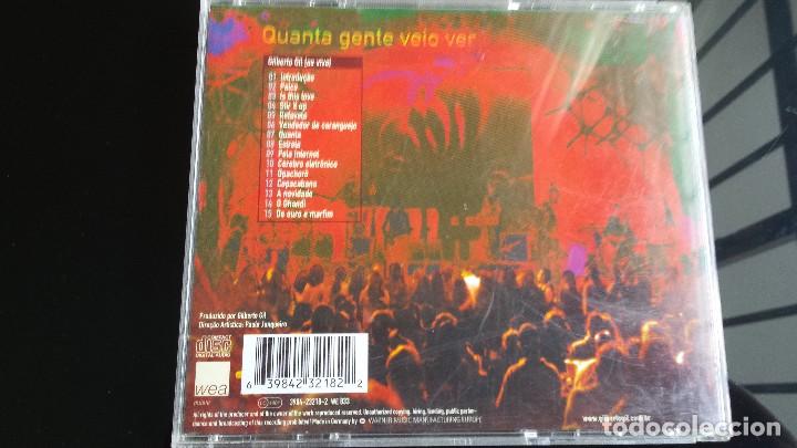 CDs de m&uacute;sica: CD GILBERTO GIL: AO VIVO - Foto 2