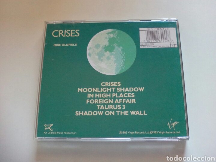 CDs de m&uacute;sica: CD MIKE OLDFIELD. CRISES. - Foto 2