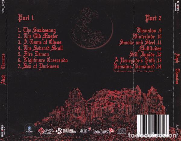 CDs de m&uacute;sica: Aleph ---- Thanatos -THRASH METAL - Foto 2