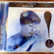 CDs de Música: CD -THE BLUE NOTE COLLECTION - ANNIE ROSS SINGS A SONG WITH MULLIGAN (VER FOTO CONTRAPORTADA). Lote 113646943