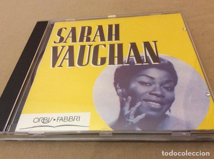 CDs de m&uacute;sica: SARAH VAUGHAN. 1995. Orbis Fabri. - Foto 1