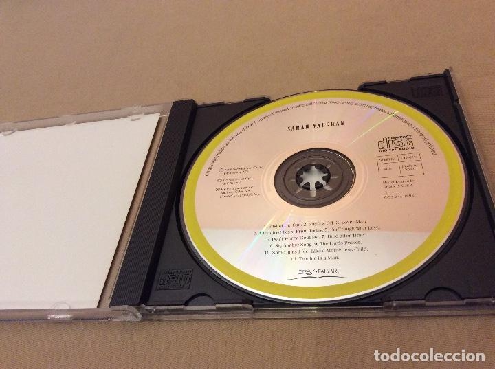 CDs de m&uacute;sica: SARAH VAUGHAN. 1995. Orbis Fabri. - Foto 3