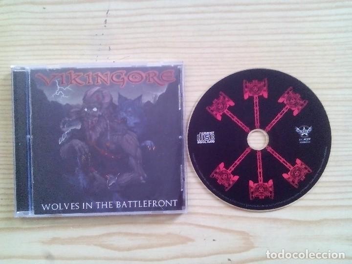 CDs de m&uacute;sica: Vikingore - Wolves In The Battlefront CD - Foto 1