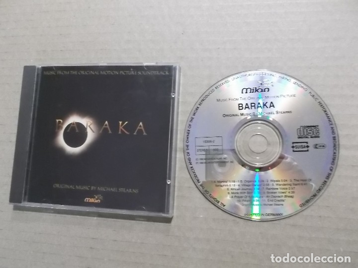 CDs de m&uacute;sica: BARAKA (CD) MICHAEL STEARNS A&Ntilde;O 1993 - Foto 1