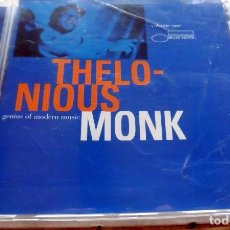 CDs de Música: CD -THE BLUE NOTE COLLECTION - GENIUS OF MODERN MUSIC THELONIOUS MONK (VER FOTO CONTRAPORTADA). Lote 113718111