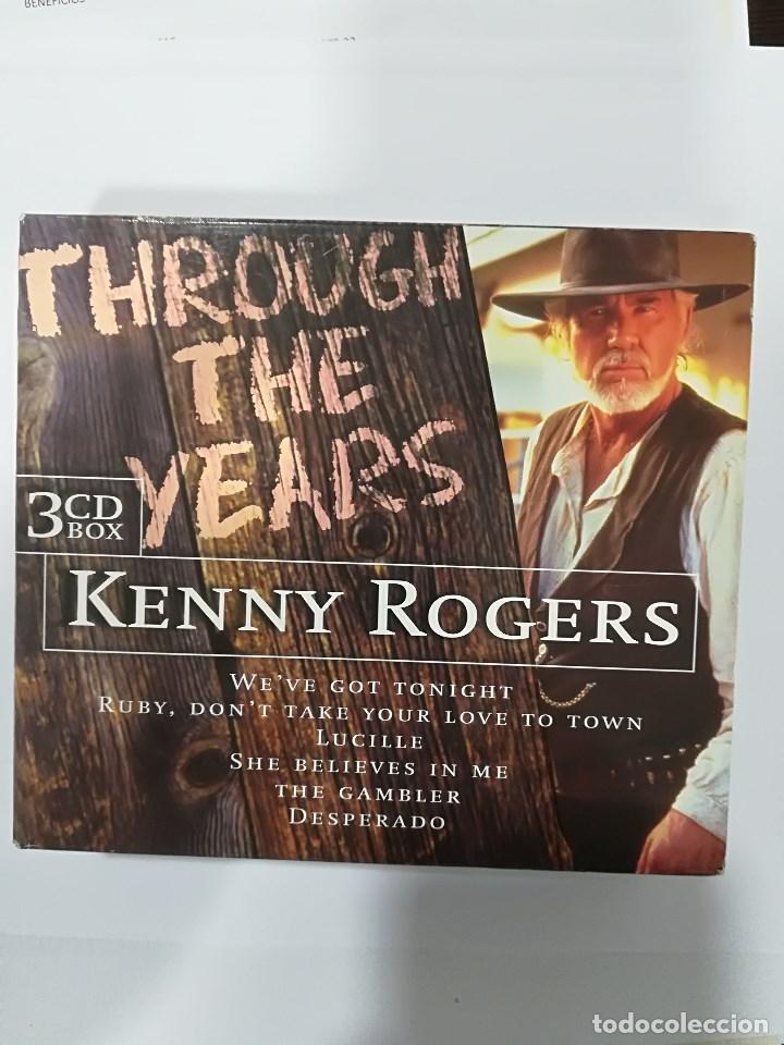 CDs de m&uacute;sica: KENNY ROGERS: THROUGH THE YEARS ( 3CD BOX) - Foto 1