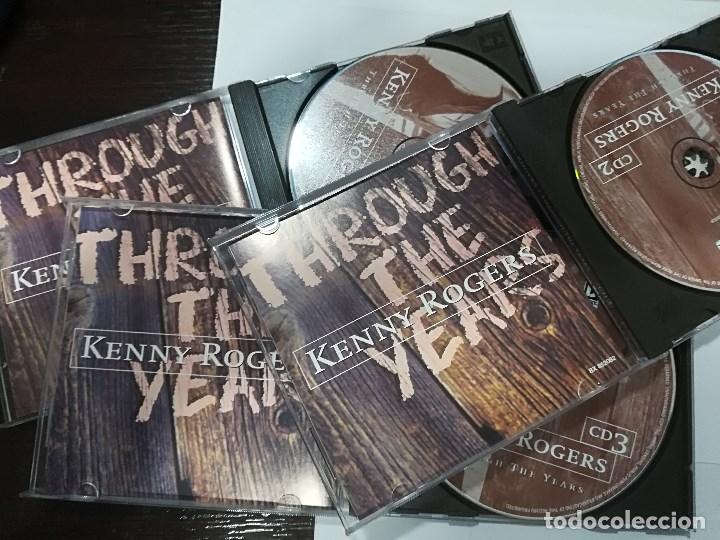 CDs de m&uacute;sica: KENNY ROGERS: THROUGH THE YEARS ( 3CD BOX) - Foto 3