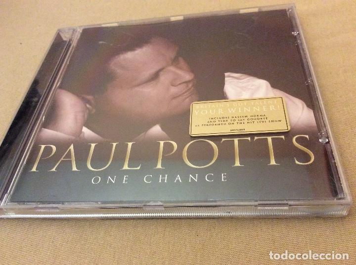 CDs de m&uacute;sica: PAUL POTTS. ONE CHANCE. 2007. - Foto 1
