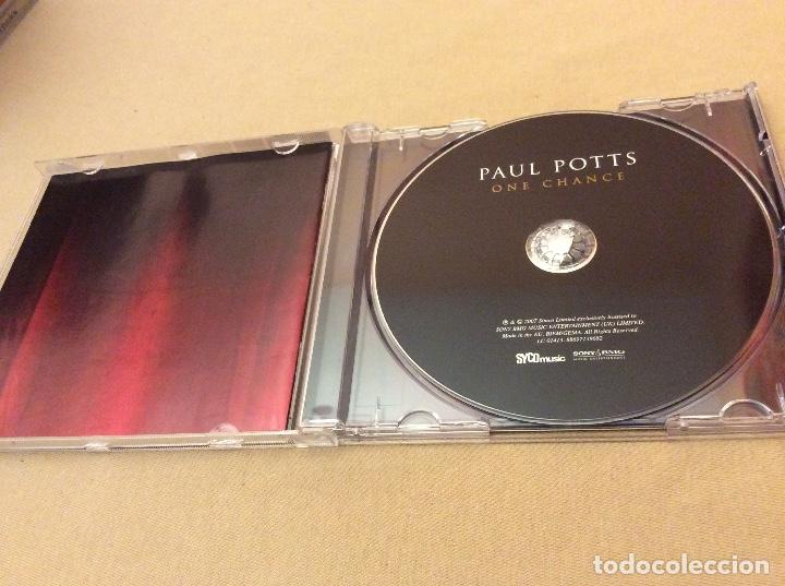 CDs de m&uacute;sica: PAUL POTTS. ONE CHANCE. 2007. - Foto 3