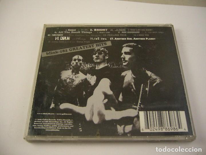 CDs de m&uacute;sica: CD BLINK 182. GREATEST HITS - Foto 4
