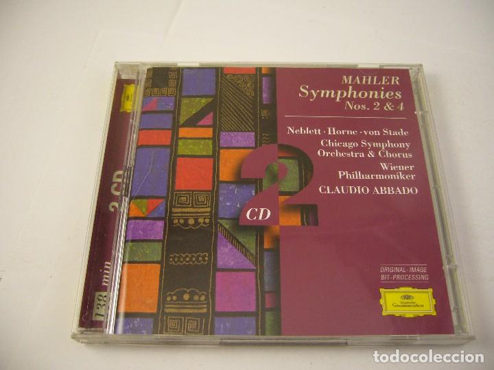 CDs de m&uacute;sica: mahler symphonies 2 & 4 - Foto 1