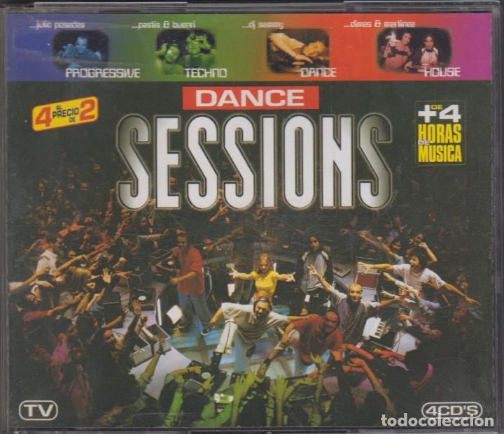 CDs de m&uacute;sica: Dance Sessions 4 cds 1997 House Dance Techno Progressive - Foto 1