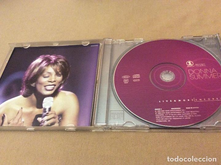 CDs de m&uacute;sica: DONNA SUMMER. LIVE & MORE ENCORE!. 1999. - Foto 3