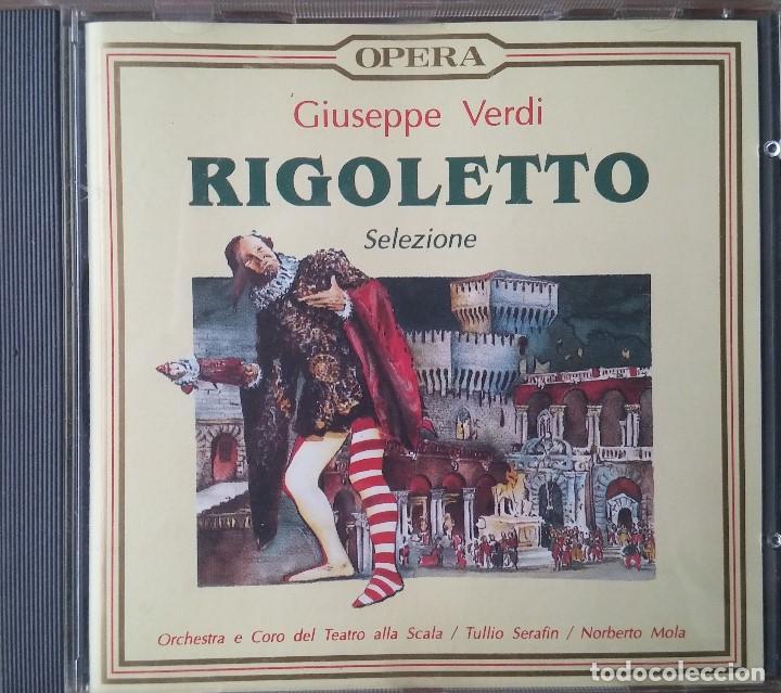 CDs de m&uacute;sica: RIGOLETTO DE VERDI - (SELECCI&Oacute;N DE ARIAS) CD - Foto 1