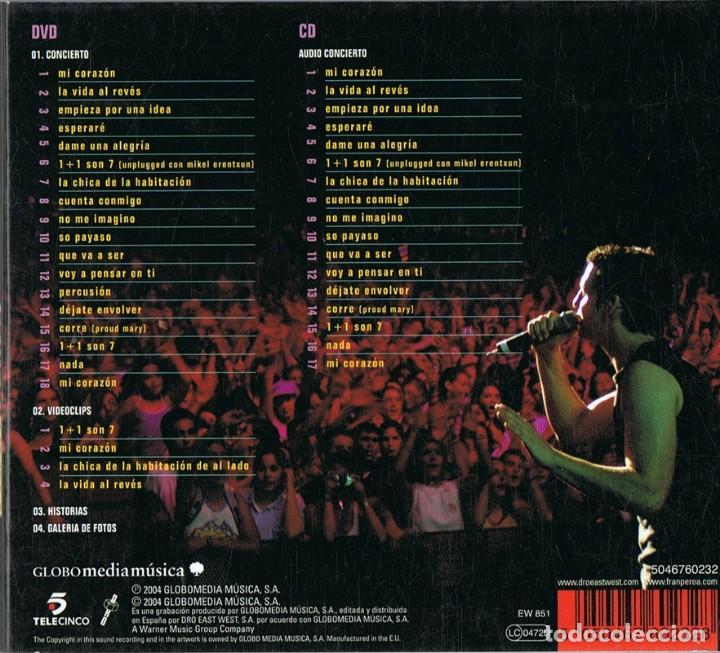 CDs de m&uacute;sica: FRAN PEREA EN CONCIERTO ( CD + DVD) - Foto 2