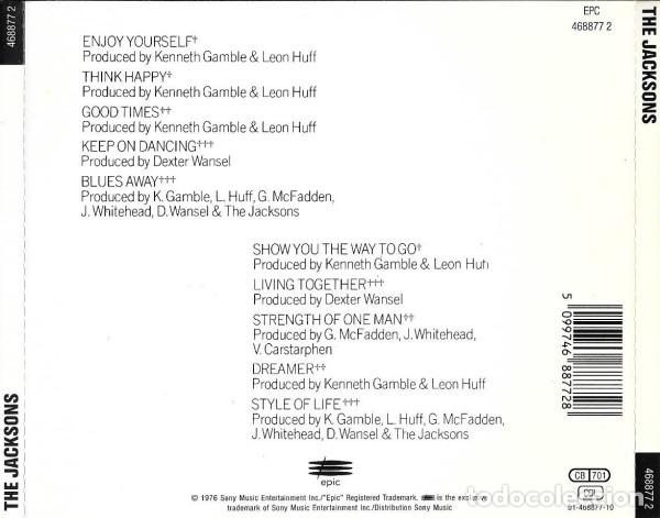 CDs de m&uacute;sica: The Jacksons ?-- The Jacksons --EDICION 1991 - Foto 2