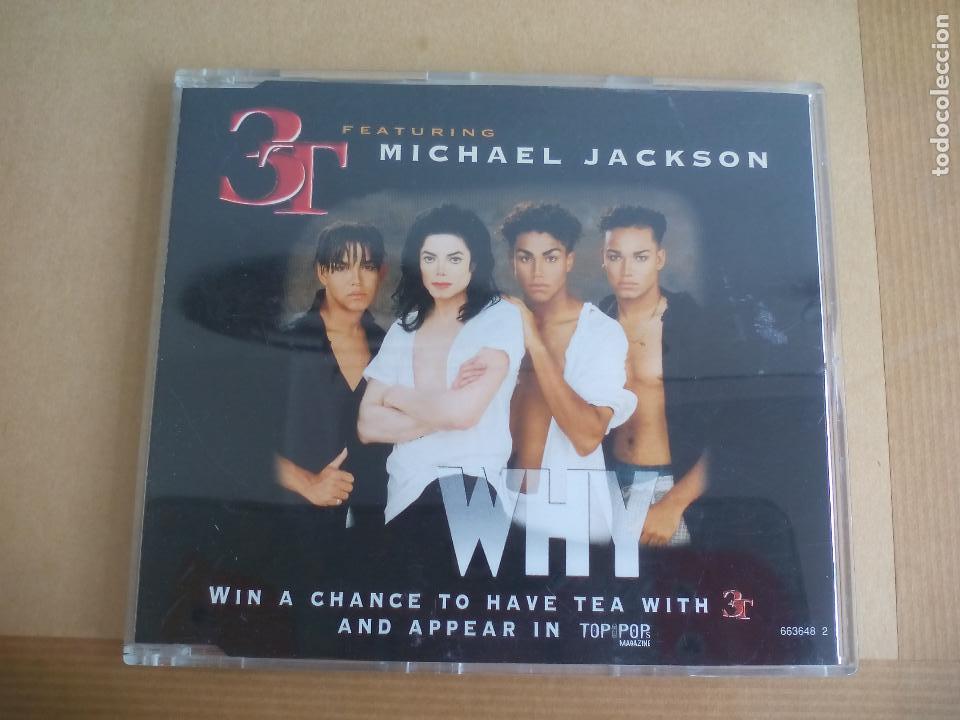CDs de m&uacute;sica: 3T FEATURING MICHAEL JACKSON, WHY 4 temas, CD - Foto 1