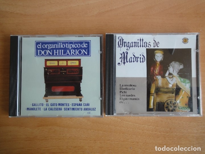 Musik-CDs: Lote 2 CDs M&uacute;sica de Organillo. Leer