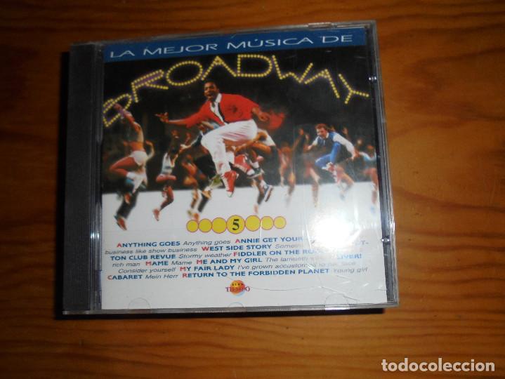 Music CDs: LA MEJOR MUSICA DE BROADWAY. N&ordm; 5. TIEMPO, 1997. CD. IMPECABLE (#)