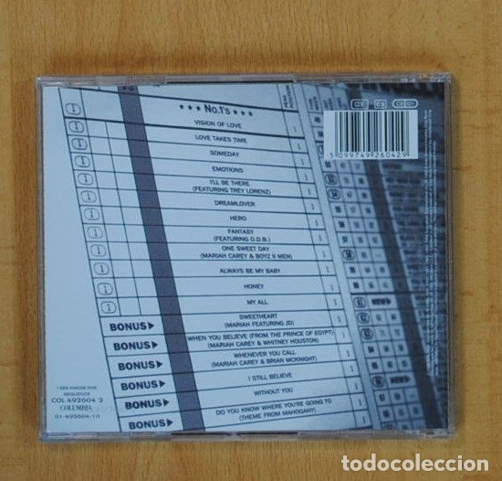 CDs de m&uacute;sica: MARIAH CAREY - 1 �S - CD - Foto 2