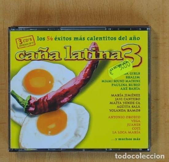 CDs de m&uacute;sica: CA�A LATINA 3 - VARIOS - 3 CD - Foto 1