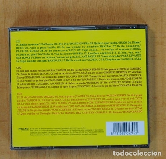 CDs de m&uacute;sica: CA�A LATINA 3 - VARIOS - 3 CD - Foto 2