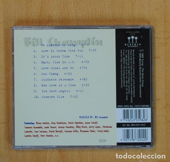 CDs de m&uacute;sica: BILL CHAPLIN - HE STARTED TO SING - CD - Foto 2
