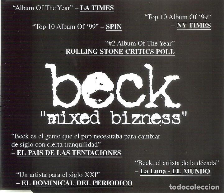 CDs de m&uacute;sica: BECK - MIXED BIZNESS CD SINGLE 1 TEMA 2000 - Foto 1