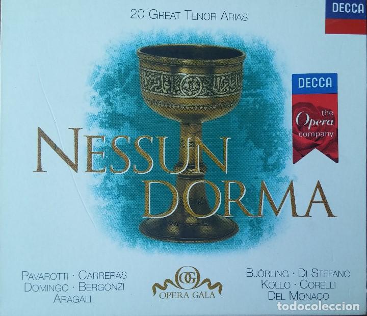 CDs de m&uacute;sica: NESSUN DORMA - 20 GREAT TENOR ARIAS - CD - Foto 1