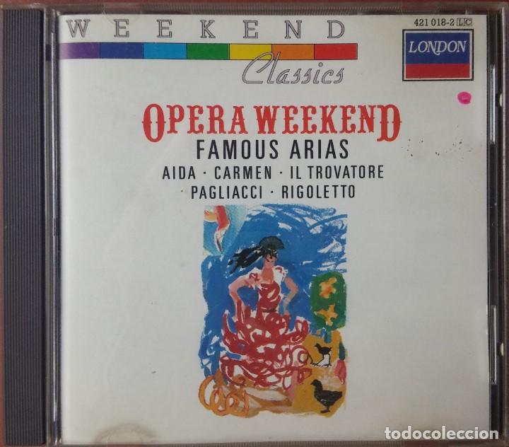 CDs de m&uacute;sica: OPERA WEEKEND - FAMOUS ARIAS - CD - Foto 1