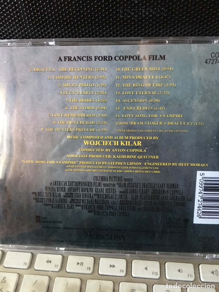 CDs de m&uacute;sica: DRACULA-1992-CBS SONY - Foto 2