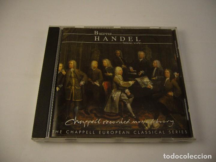 CDs de m&uacute;sica: baroque handel famous works - Foto 1