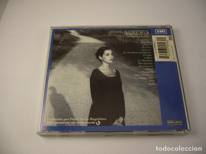 CDs de m&uacute;sica: O ESPIRITO DA PAZ	- MADREDEUS	EMI	1994 - Foto 4