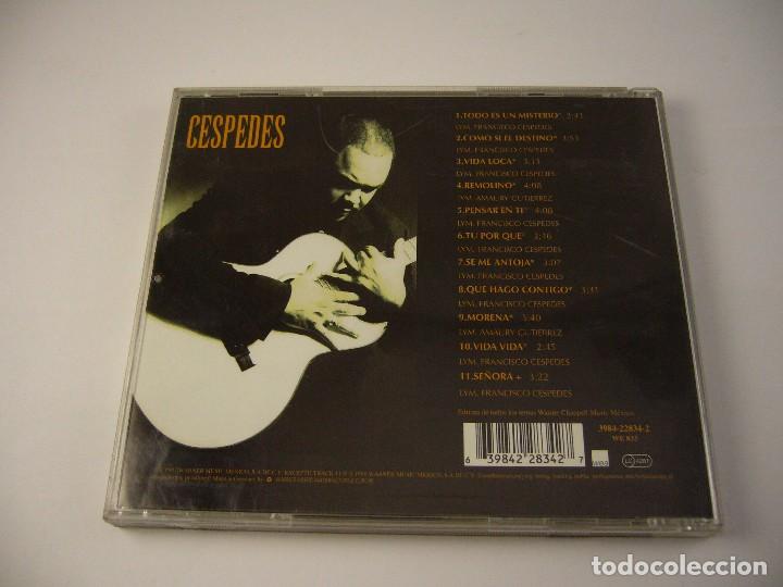 CDs de m&uacute;sica: FRANCISCO CESPEDES . VIDA LOCA - Foto 4